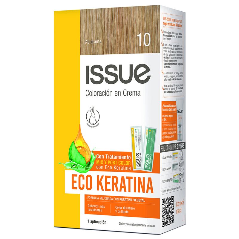 Coloracion-ISSUE-kit-keratina-n°-10