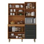 Kit-Absoluto-Cocina-5-Puertas-3-Cajones-Canela-Negro