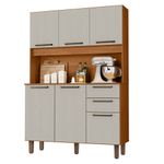 Kit-Pop-Cocina-6-Puertas-2-Cajones-Canela-Arena
