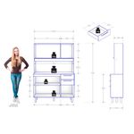 Kit-Pop-Cocina-6-Puertas-2-Cajones-Canela-Negro