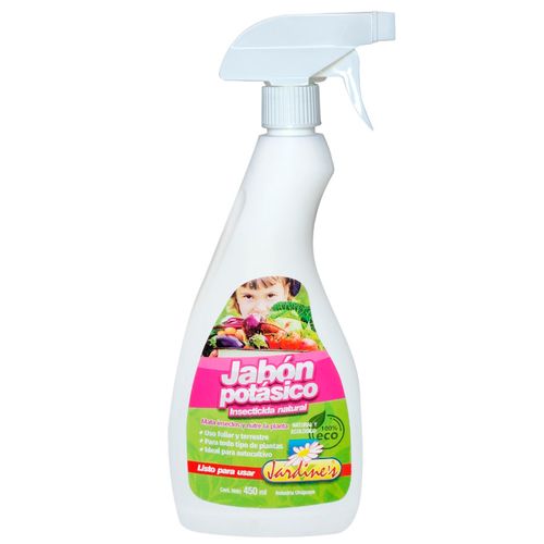 Jabón potasico jardines con pulverizador 450 cc