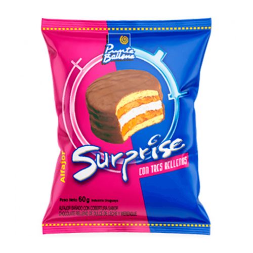 Alfajor Suprise Vainilla PUNTA BALLENA 60 g