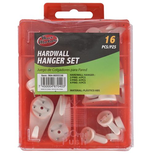 Juego de colgador MAX MOTOR para pared 16 piezas