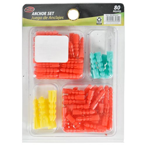 Juego de Ancla MAX MOTOR 80 piezas
