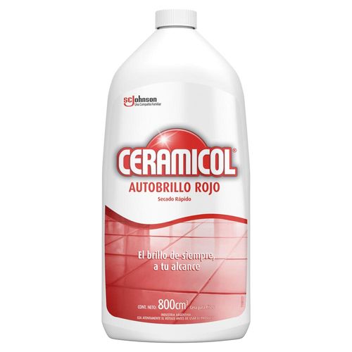 Cera CERAMICOL rojo 800 ml