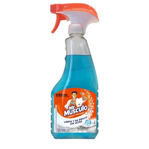 Limpiador MR. MUSCULO Vidrios Multiuso gatillo 500 ml