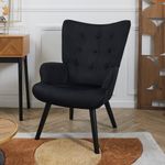 Sillon-negro-con-posabrazos-68x75x96-cm