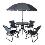 Set-para-jardin-4-sillas-mesa-sombrilla-gris-oscuro