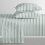 Juego-de-sabanas-HOME-King-Microfibra-a-rayas-verde