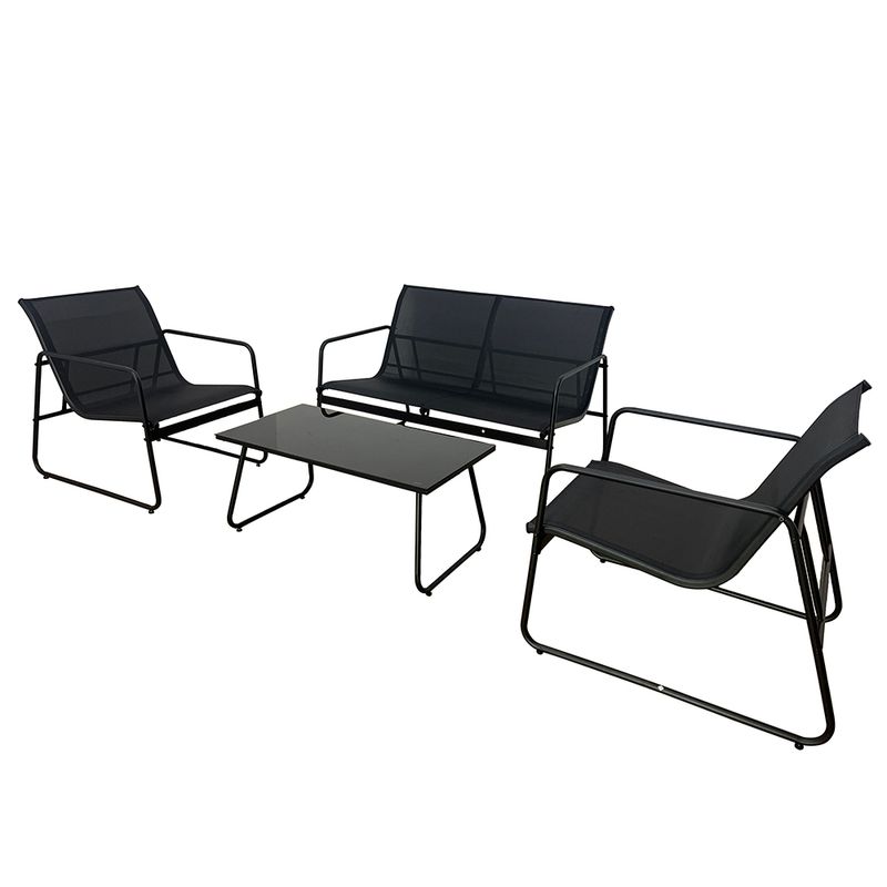 Set-de-Jardin-4-piezas-en-textilina-negra