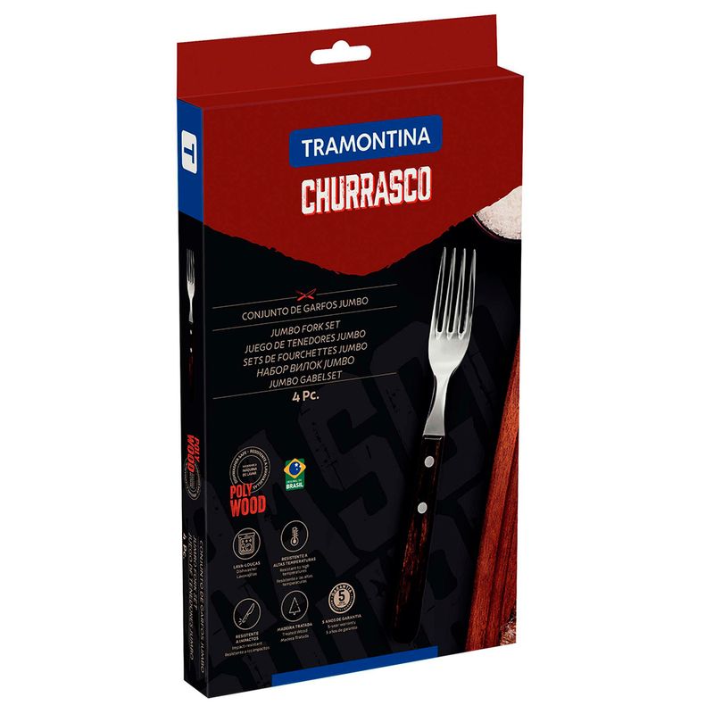 Set-x-4-Tenedores-Jumbo-Polywood-TRAMONTINA