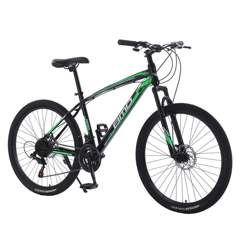 Bicicleta-BMD-R.-27.5-Acero---21-Velocidades-Negra-Verde