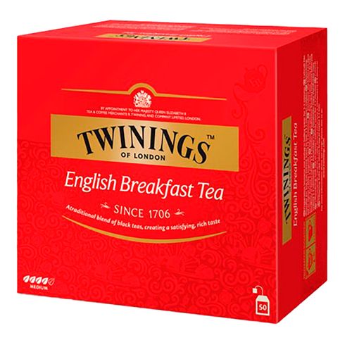 Té TWININGS English Breakfast 50 un. 100g