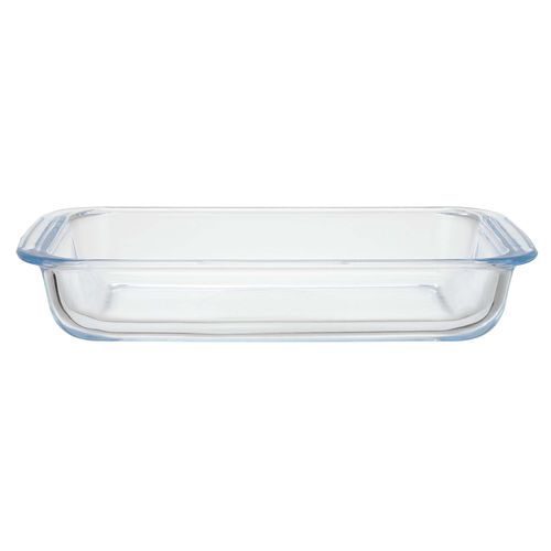 Fuente Rectangular de Vidrio 1.6 L 29.5x17.5x5.1 cm