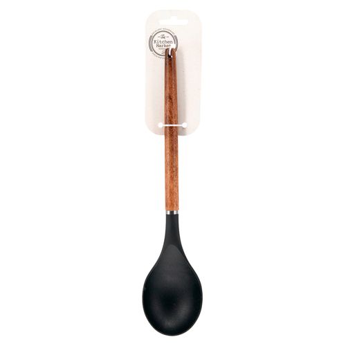 Cuchara antiadherente con mango de madera