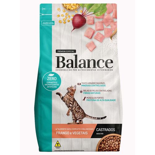 Alimento para gato BALANCE adulto castrado 2,7 kg