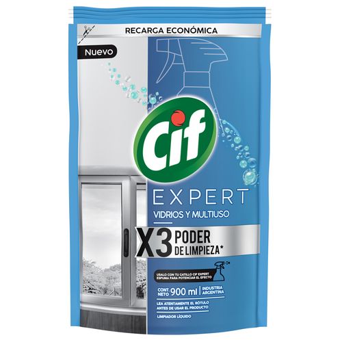 Limpiador Cif vidrios 900 ml