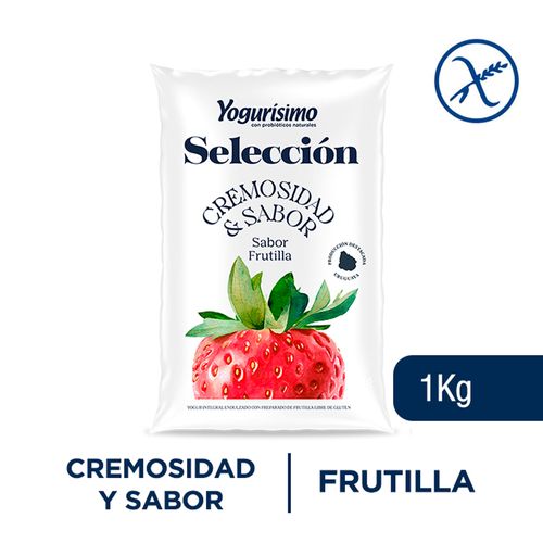 Yogur YOGURÍSIMO Selección Frutilla 1 kg