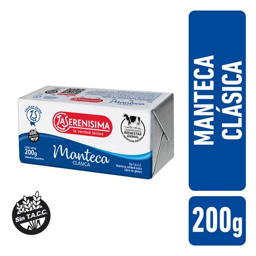 Manteca LA SERENISIMA 200 g