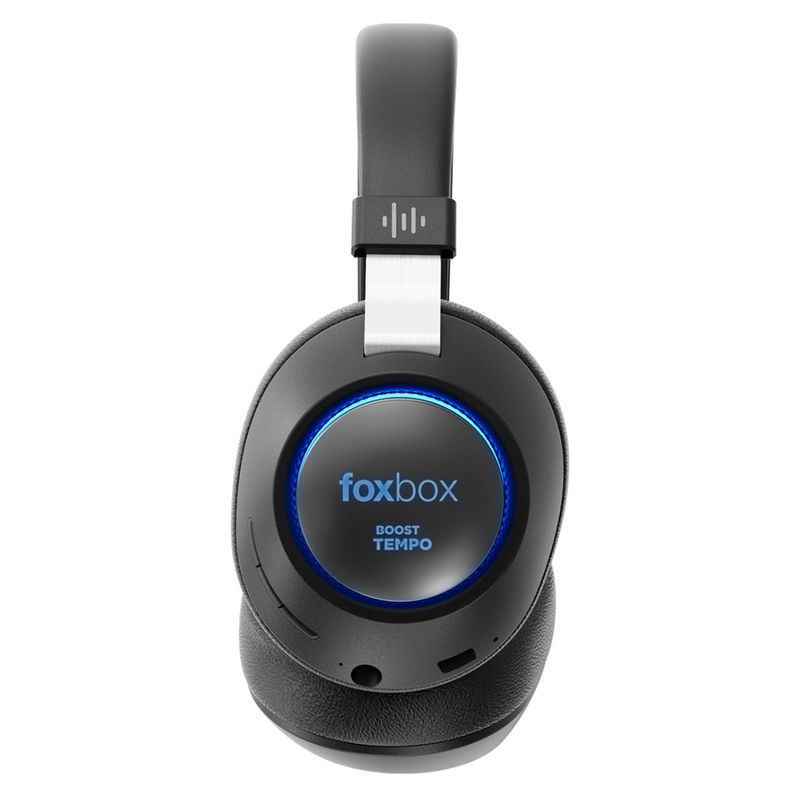 Auricular-bt-FOXBOX-tempo-negro-led
