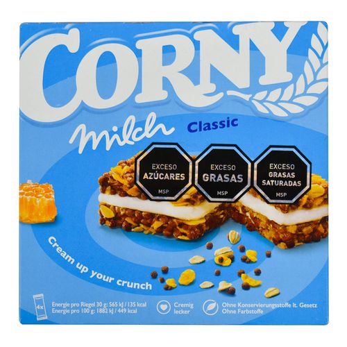 Barra de avena con leche CORNY 120 g