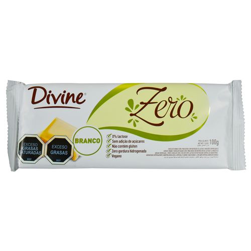 Chocolate DIVINE zero blanco 100 g