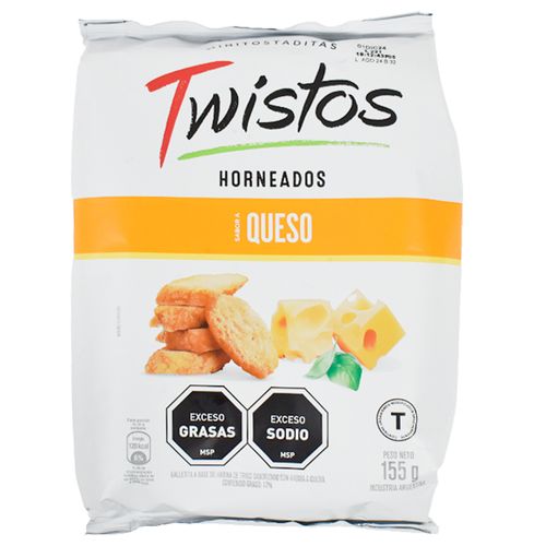 Mini Tostaditas TWISTOS 4 quesos 155 g