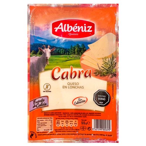Queso de Cabra en Lonchas ALBENIZ 55 g
