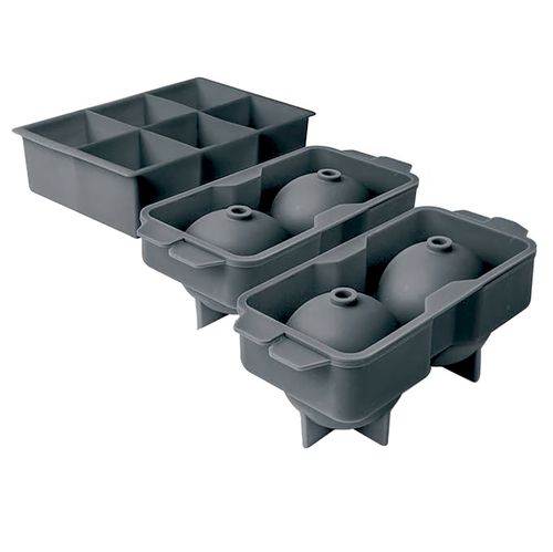 Set x 3 moldes en silicona para hielo TOVOLO