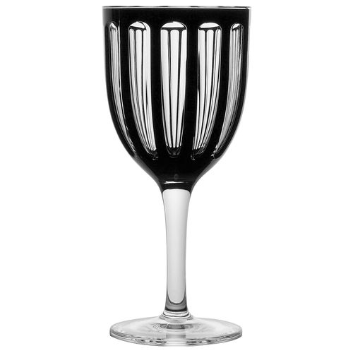 Copa de champagne acrílica negra 148 ml 8,8 x 19,5 cm