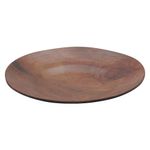 Plato-redondo-ondulado-melamina-marron-225-x-35-cm