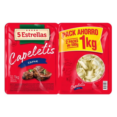 Pack Capelletis 5 ESTRELLAS 1 Kg