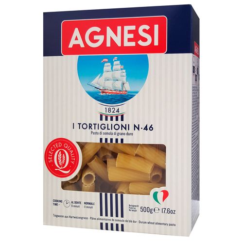 Fideos Tortiglioni AGNESI 500 g