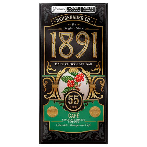 Chocolate NEUGEBAUER 1891 con café 90 g