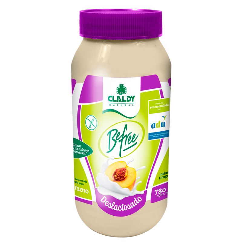 Yogur-be-free-deslactosado-CLALDY-durazno-780-cc