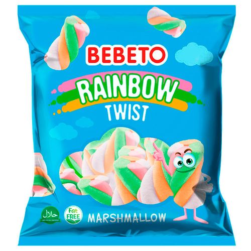 Marshmallow BEBETO Rainboww twist 135g