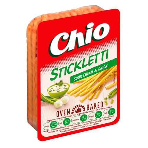 Palitos stickletti cream & onion CHIO 80 g