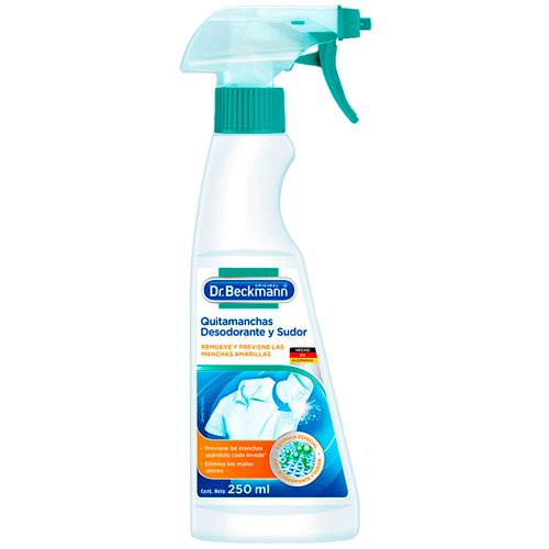 Quitamanchas DR.BECKMANN desodorante y sudo 250 cc