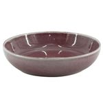 Plato-Hondo-20-cm-Ceramica-Reactive-Glaze-Bordo