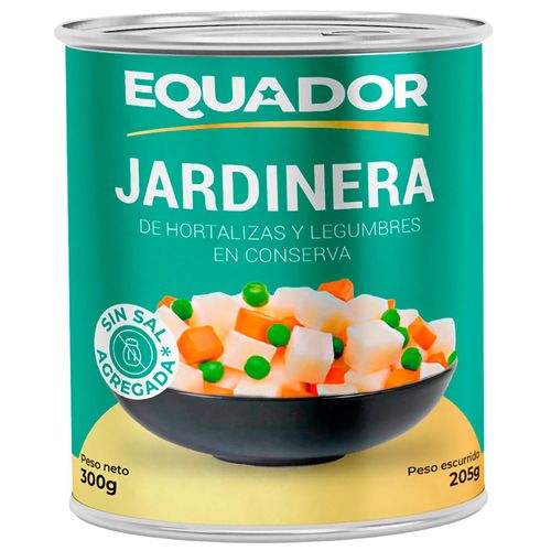 Jardinera sin sal EQUADOR 350 g