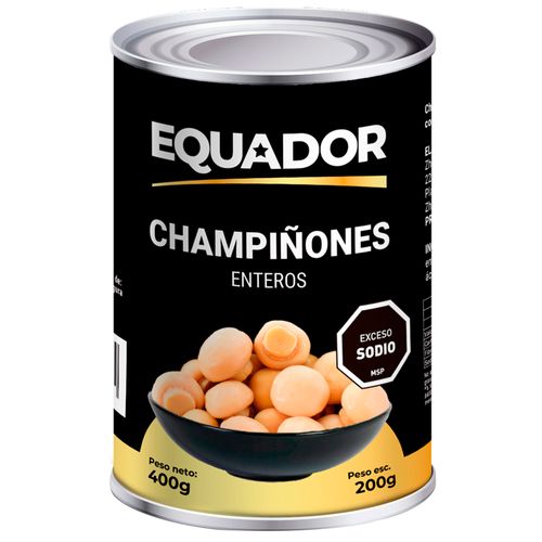 Champiñón entero EQUADOR 400 g