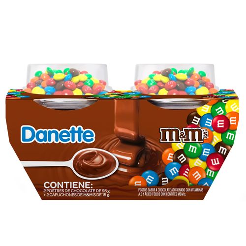 Pack DANETTE chocolate 2 un. + M&M 220 g