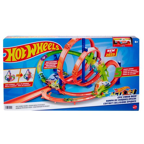 Pista de Carreras de Choques Épicos HOT WHEELS