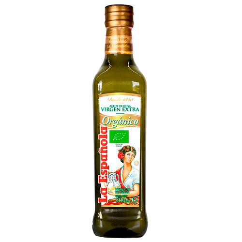Aceite de oliva LA ESPAÑOLA extra virgen orgánico 500 cc