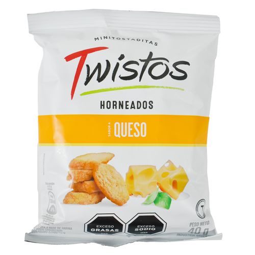 Mini Tostaditas TWISTOS 4 Quesos 40 g