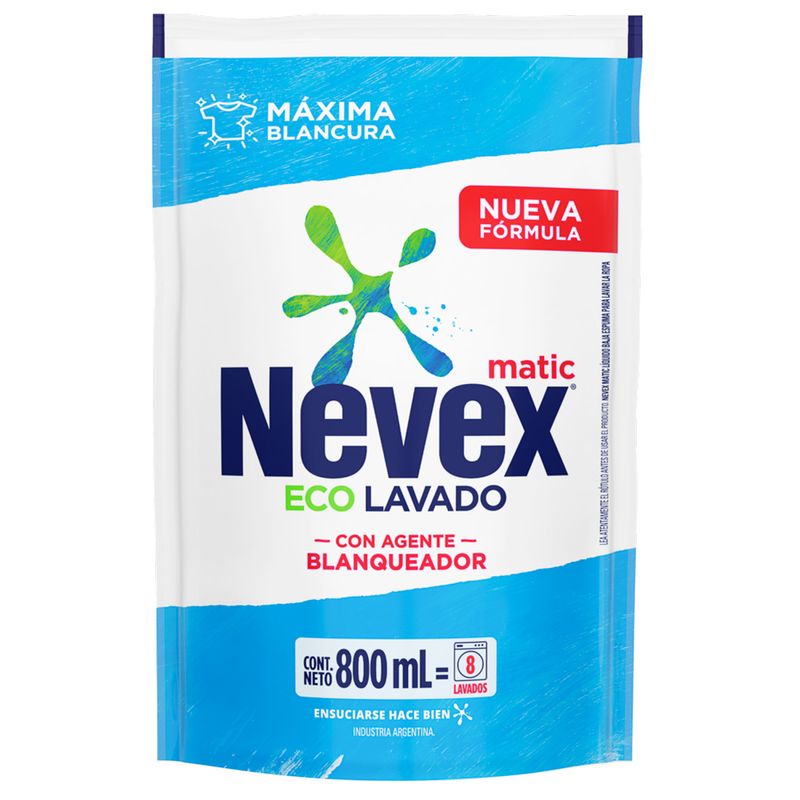 Detergente-liquido-NEVEX-Matic-doy-pack-800-ml