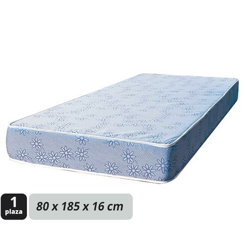Colchón POLYMAX Single 1 Plaza Tela Jaquard 80x185x16 cm