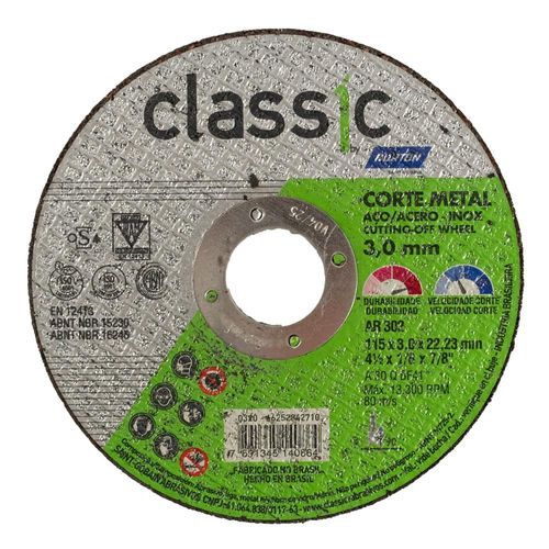 Disco corta metal 115x3,2 NORTON