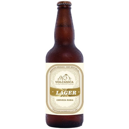 Cerveza VOLCANICA Rubia Lager 500 ml