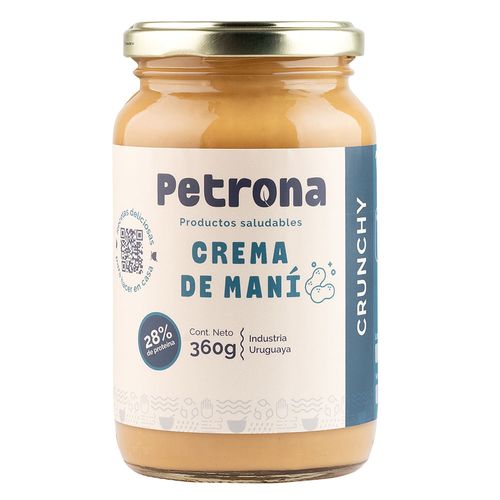 Crema de Maní Crunchy PETRONA 360 g